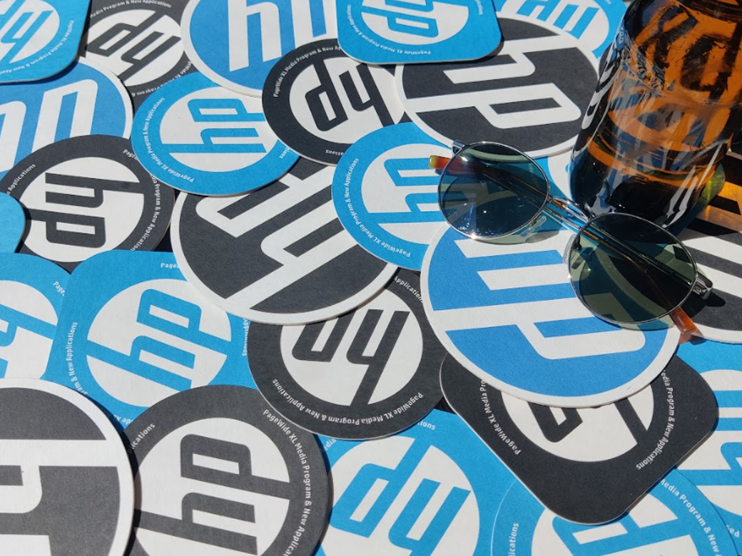 Beer mats with HP PageWideXL Pro