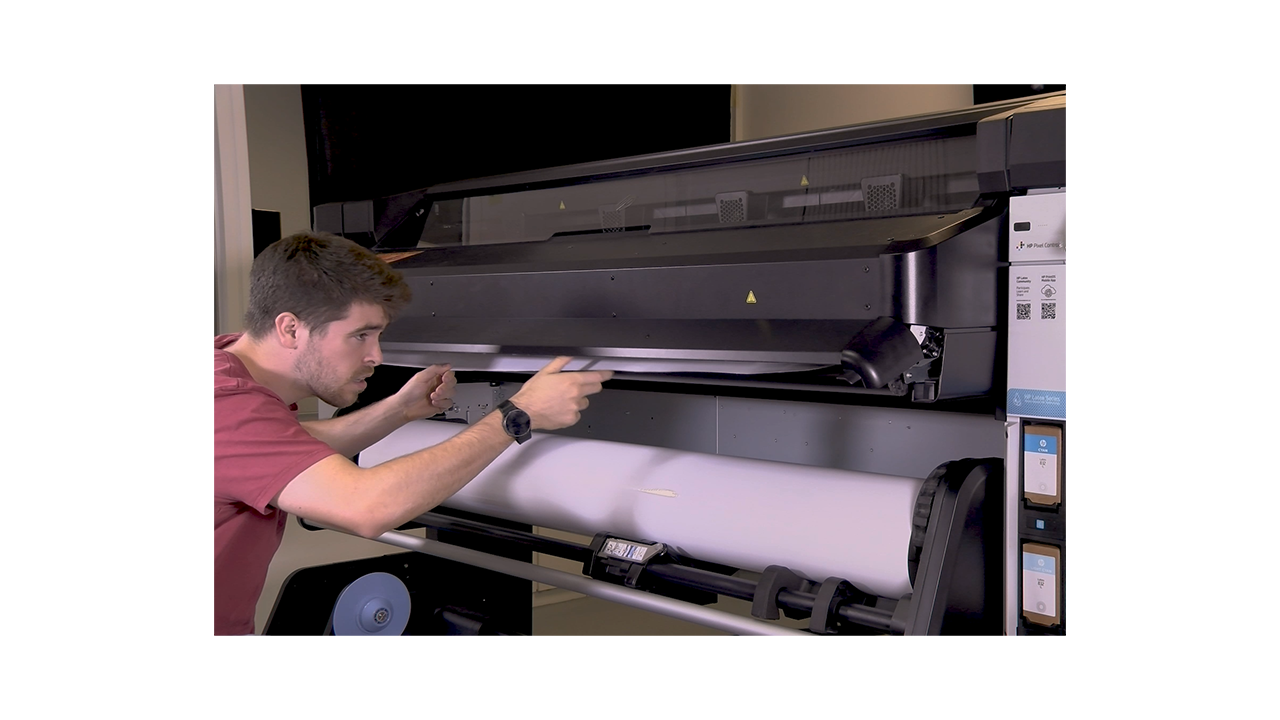 How to solve paper jam for the HP Latex 630 Printer series